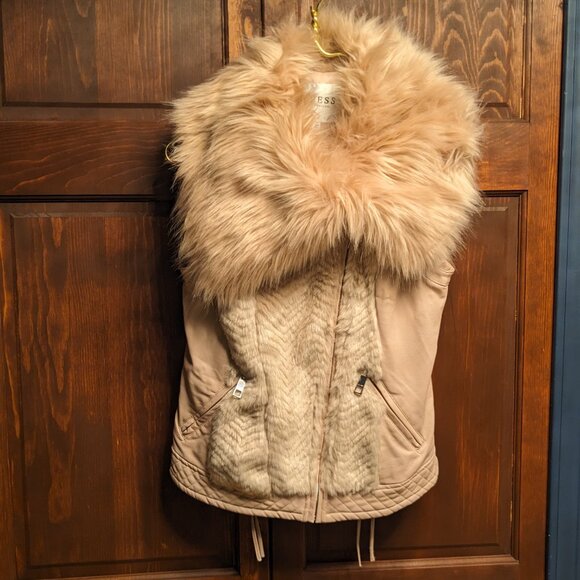Guess Vest - Designer Vest or Jacket - Pink Vest - Picture 2 of 9